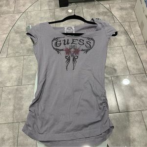 Guess tshirt with rhinestones